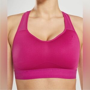 NWOT Gymshark Lightweight High Support Sports Bra - Pink - Size Medium